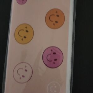 Smiley Face Phone Case - Pink and Orange